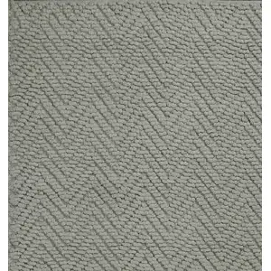 Photo of Grey Heather Hand Woven Herringbone Jute Indoor Accent Rug