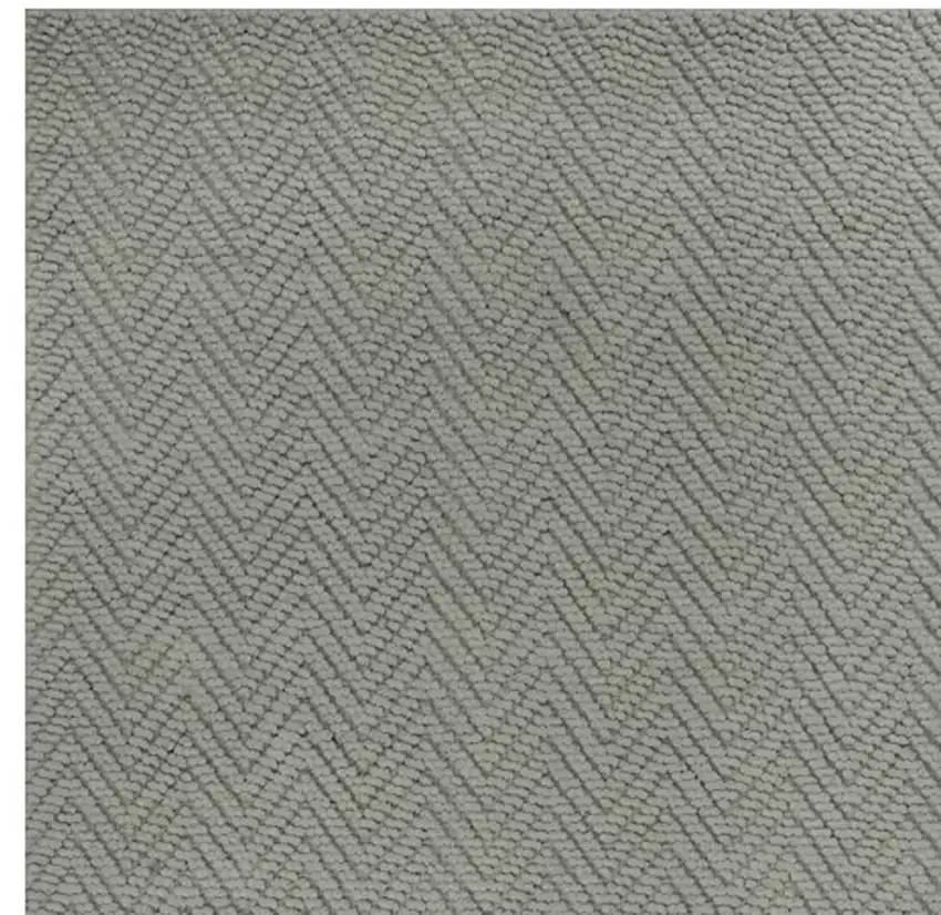 8' X 11' Grey Heather Hand Woven Herringbone Jute Indoor Area Rug Photo 5