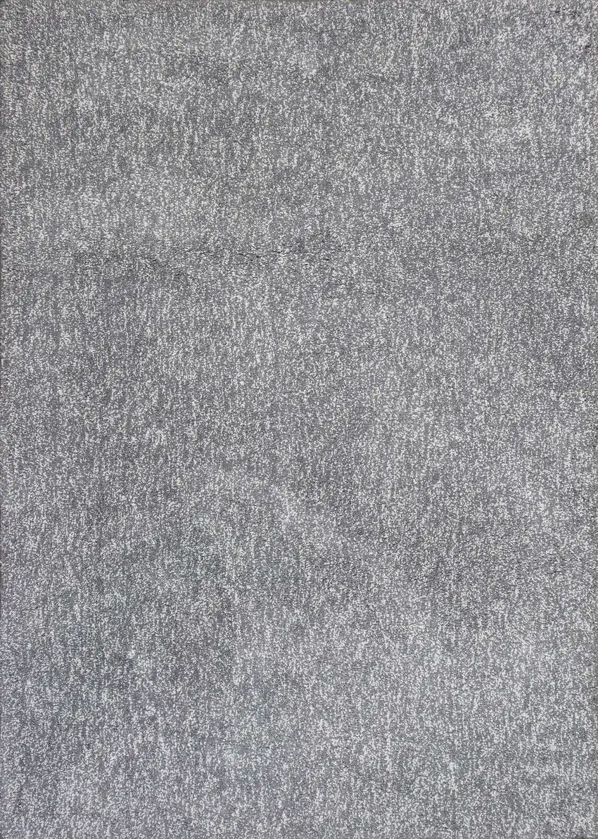Grey Heather Shag Area Rug Photo 1