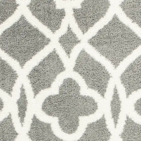 Gray And Ivory Ogee Area Rug Photo 4