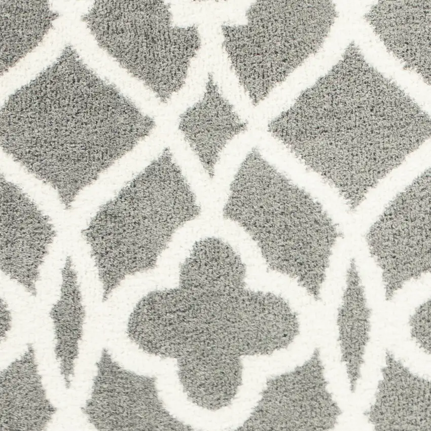 Gray And Ivory Ogee Area Rug Photo 4