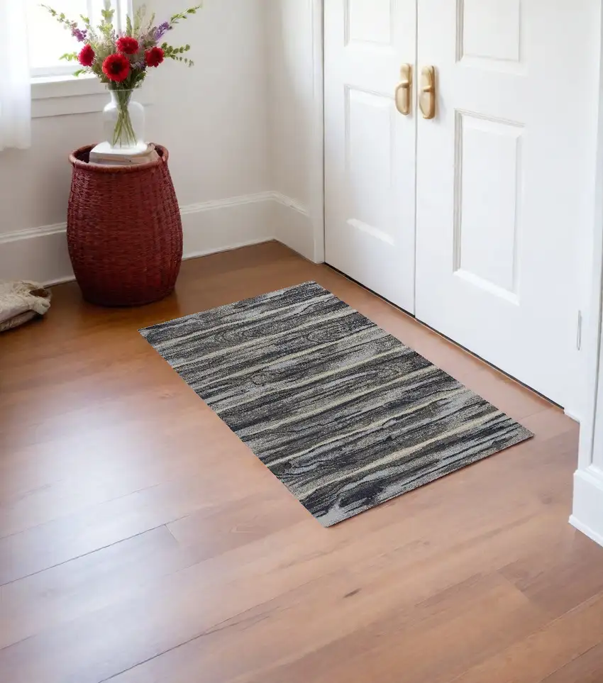 Grey Landscapes Area Rug Photo 1