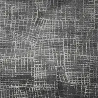 Photo of Grey Machine Woven Abstract Scratch Indoor Area Rug