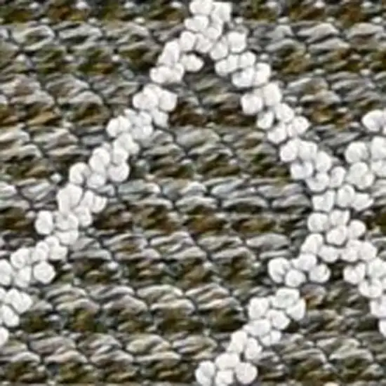 Gray Southwestern Indoor Outdoor Area Rug Photo 5