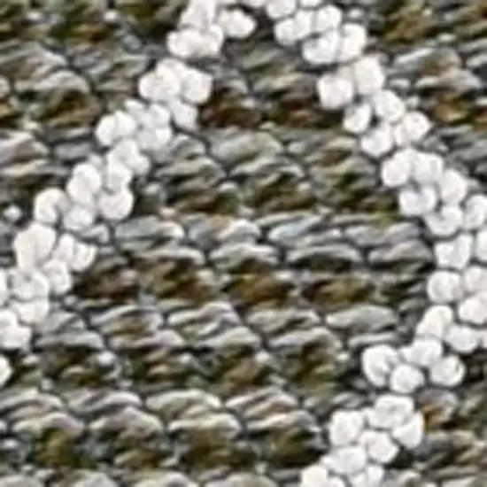 Gray Southwestern Indoor Outdoor Area Rug Photo 4