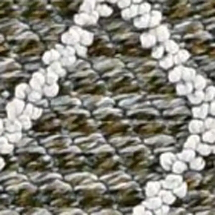 Gray Southwestern Indoor Outdoor Area Rug Photo 4