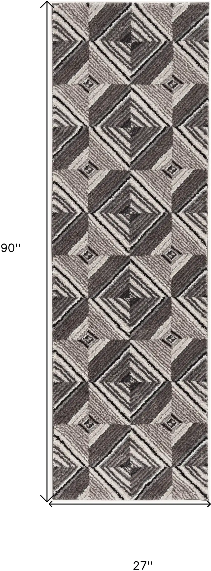 Gray Runner Rug Photo 3