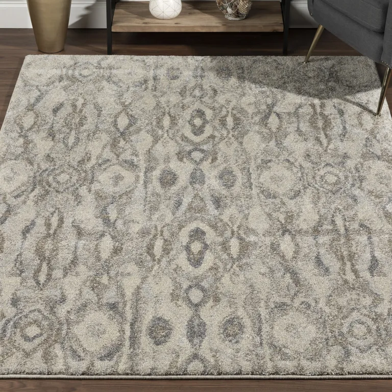 Grey Moroccan Area Rug Photo 1
