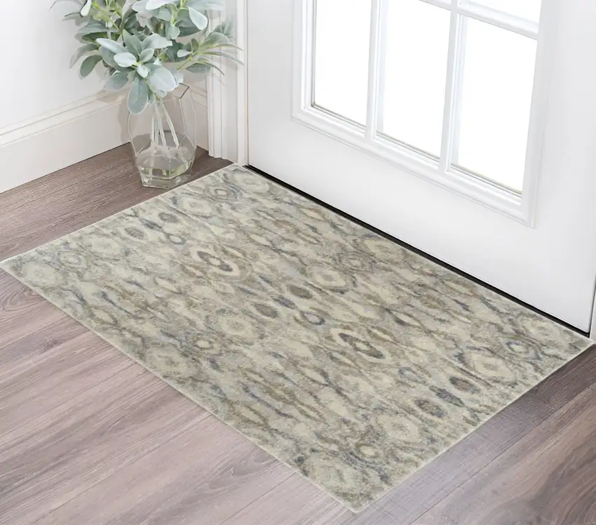 Grey Moroccan Area Rug Photo 1