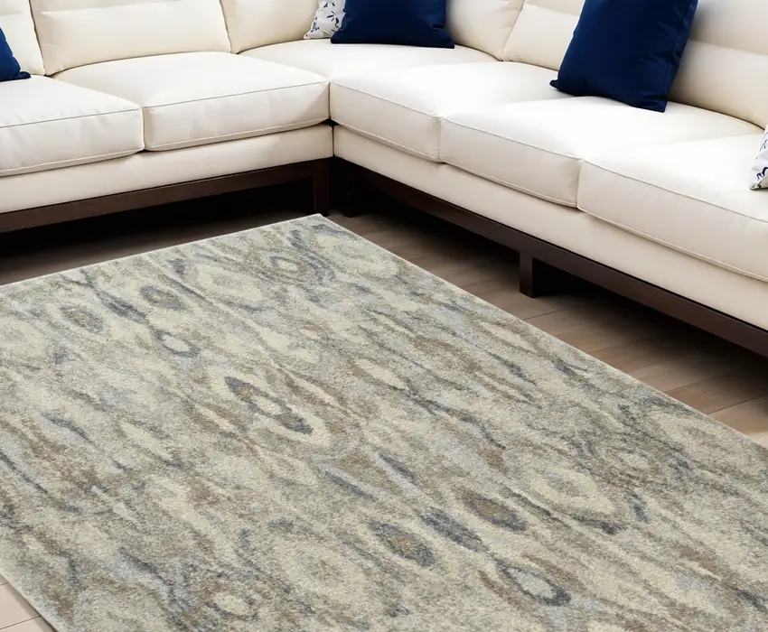 Grey Moroccan Area Rug Photo 1