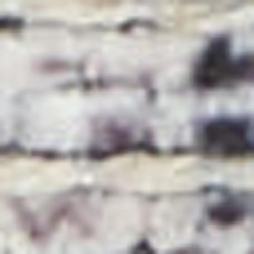 Grey Oriental Power Loom Distressed Washable Area Rug Photo 1