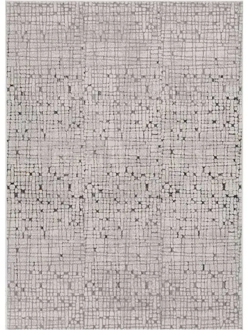 94 X 130 Grey Polyester Rug Photo 2