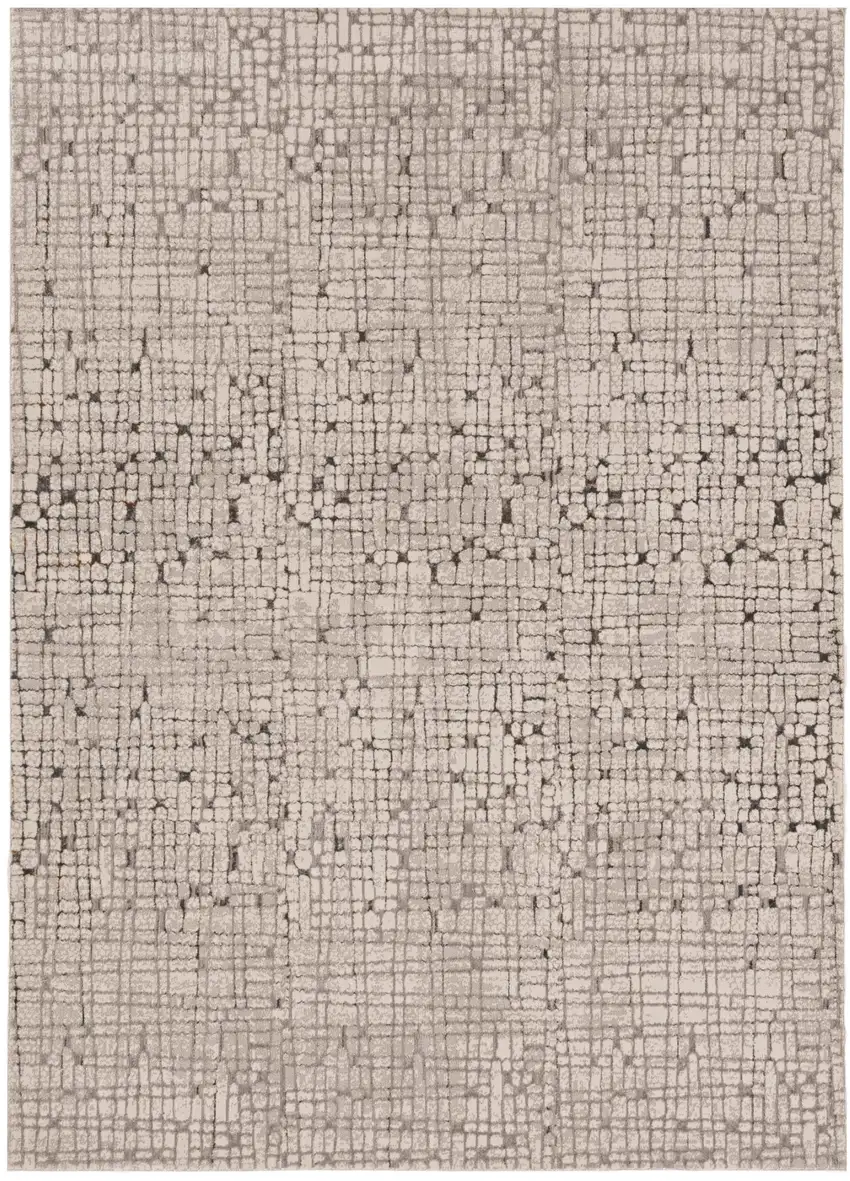 Gray And Black Abstract Area Rug Photo 4