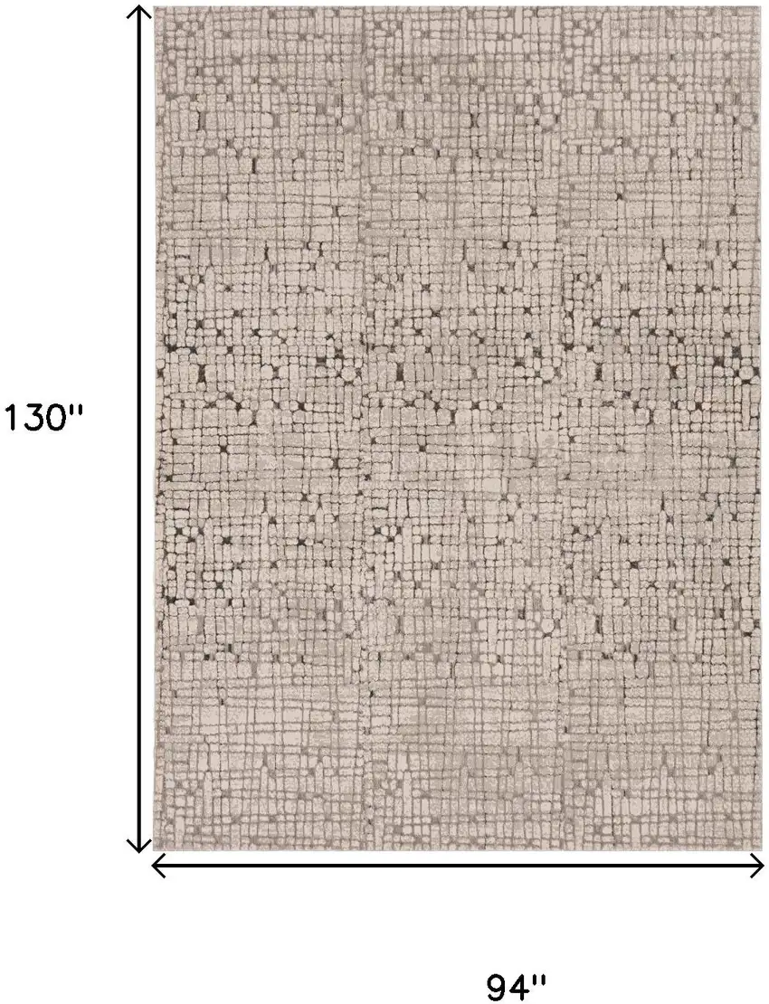 Gray And Black Abstract Area Rug Photo 7