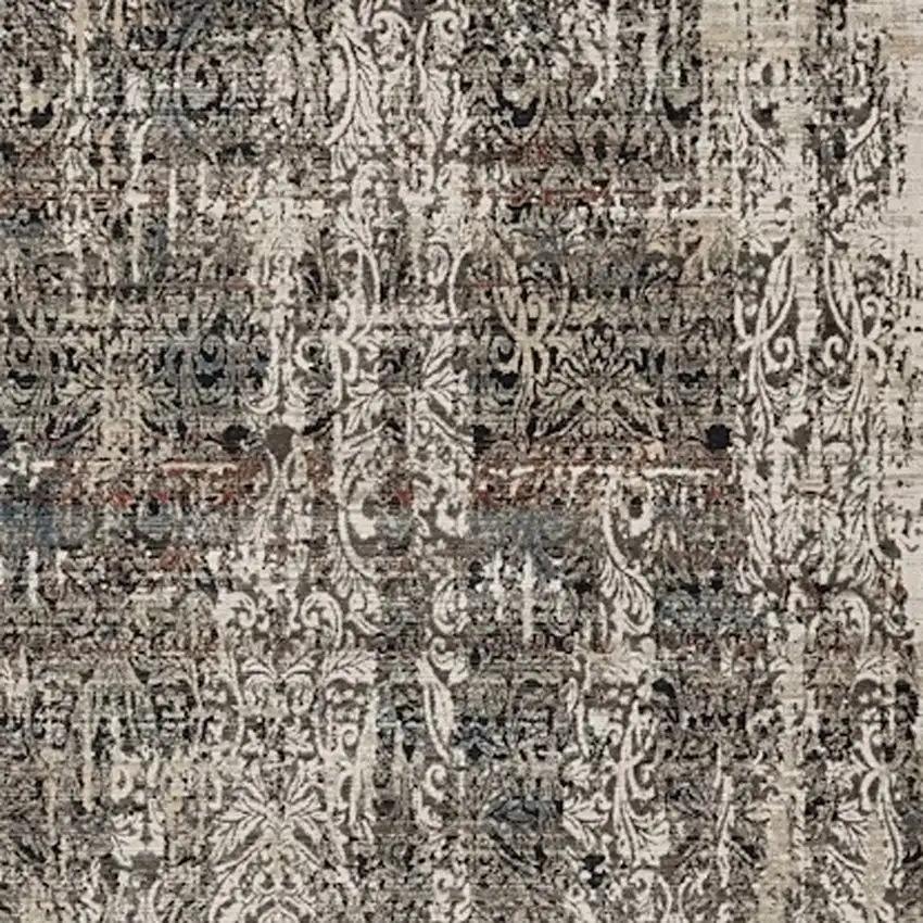 94 X 130 Grey Polyester Rug Photo 5