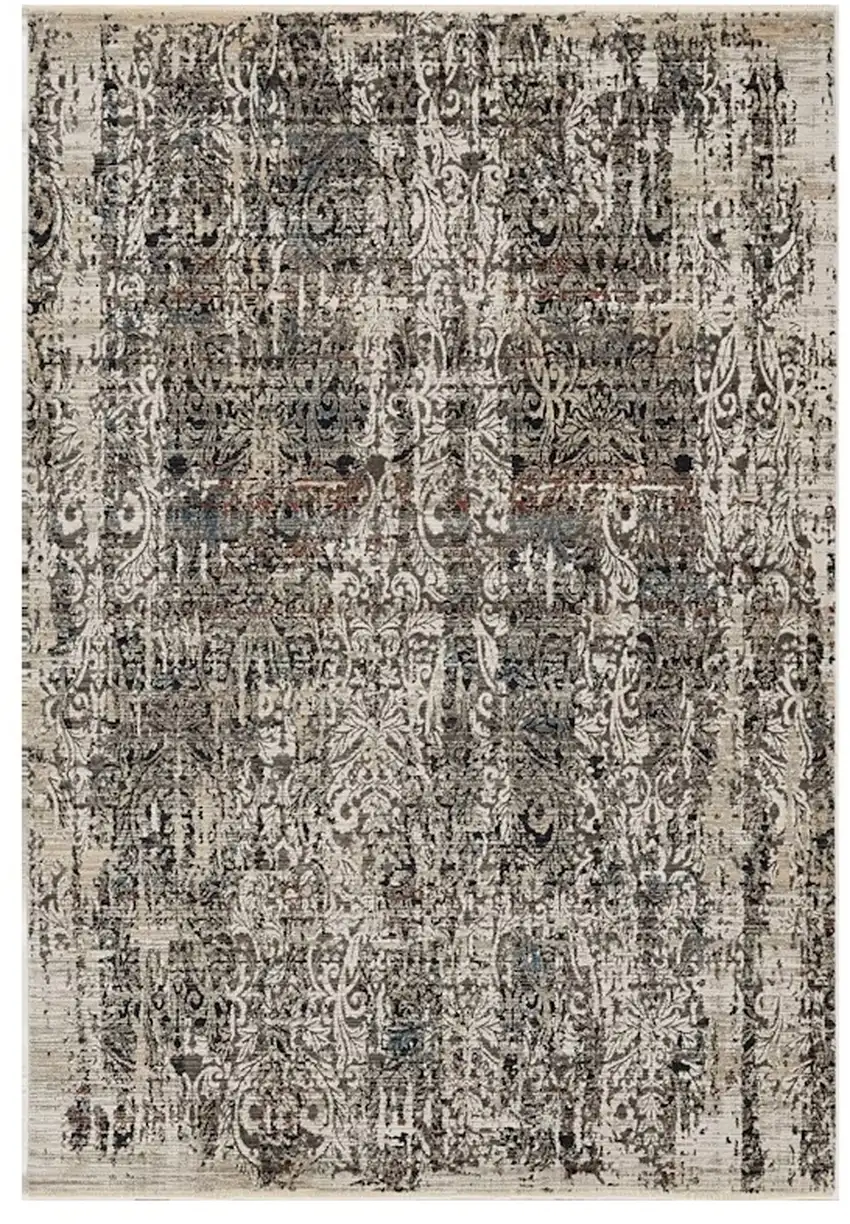 94 X 130 Grey Polyester Rug Photo 2