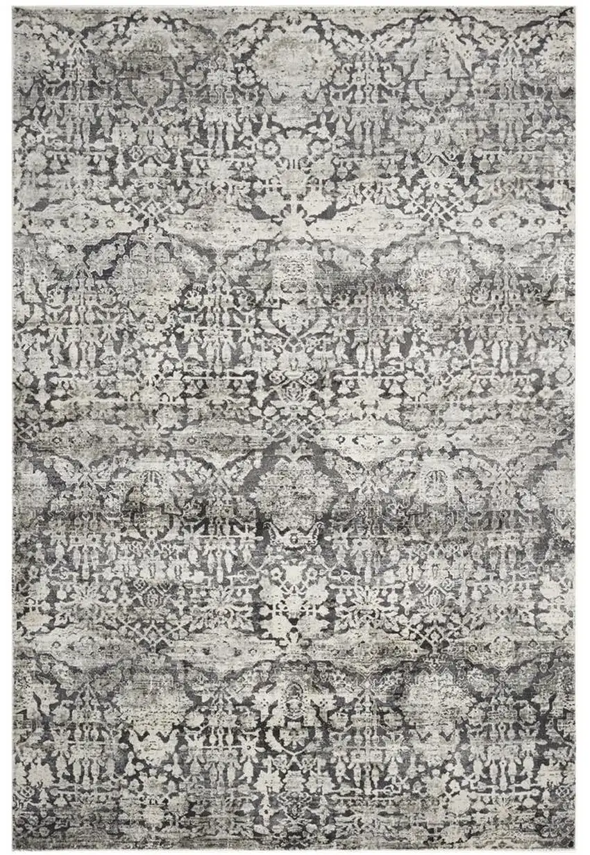 Grey Polyester Or  Viscose Rug Photo 2