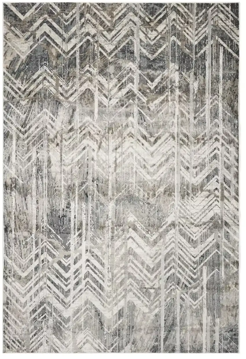 Grey Polyester Or  Viscose Rug Photo 2