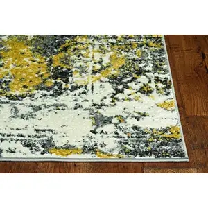 Photo of Grey Polypropylene Area Rug
