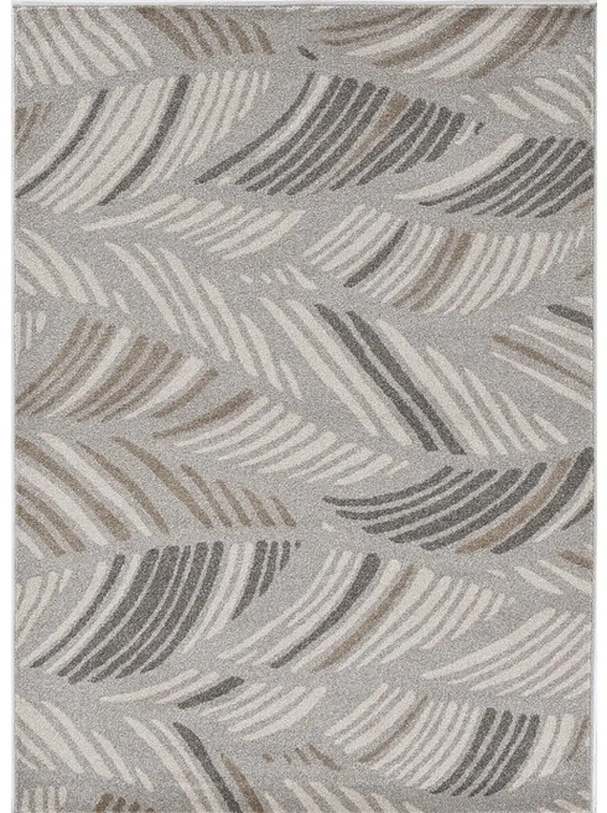 Grey Polypropylene Rug Photo 2