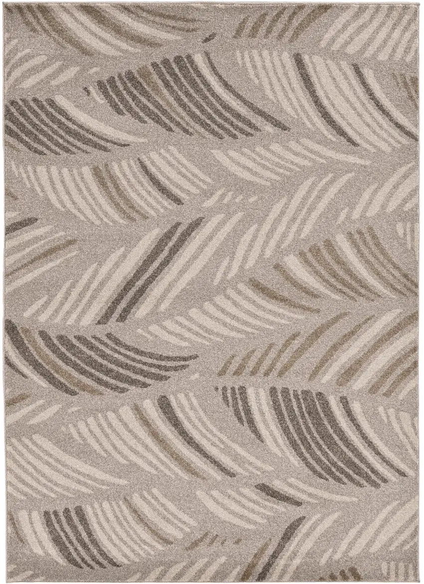 Gray Tropical Botanical Area Rug Photo 2