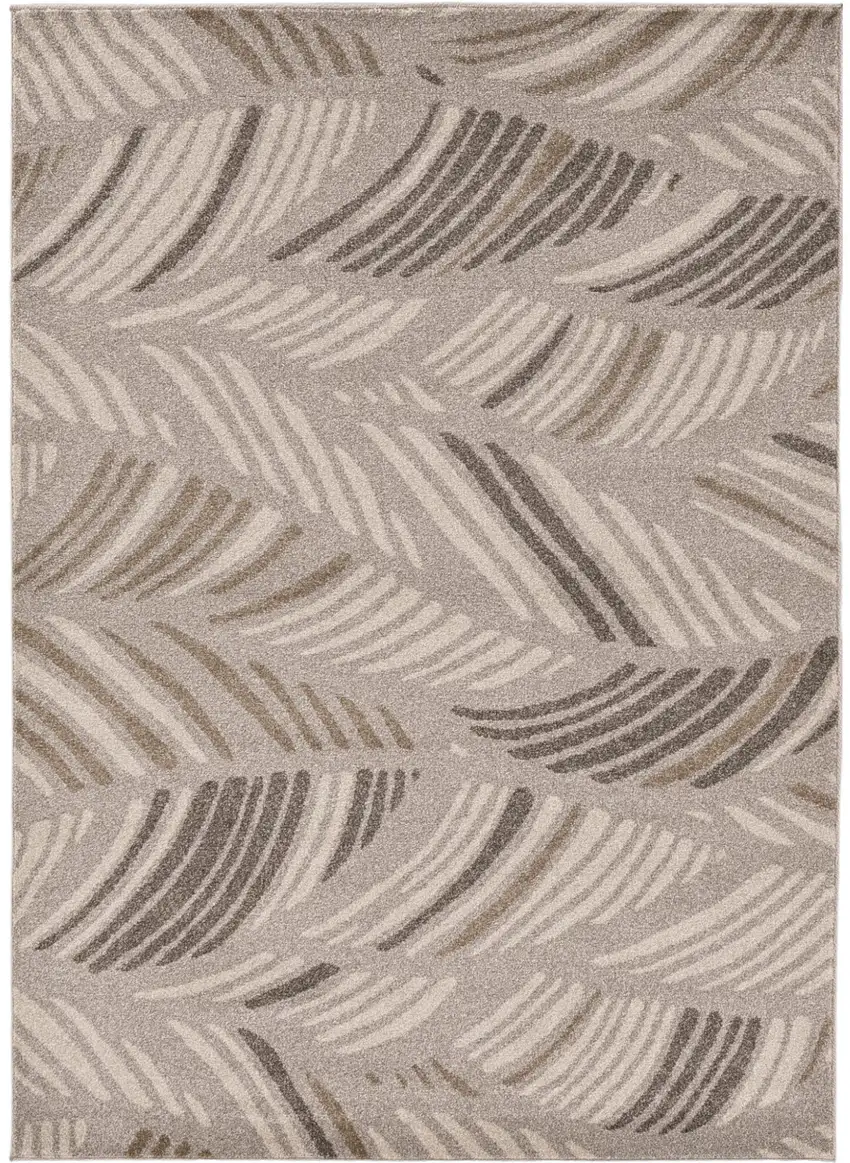Gray Tropical Botanical Area Rug Photo 4