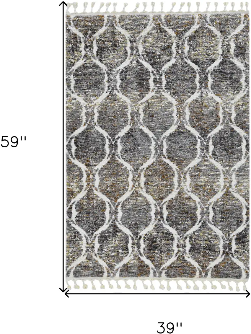 Gray Washable Area Rug Photo 6