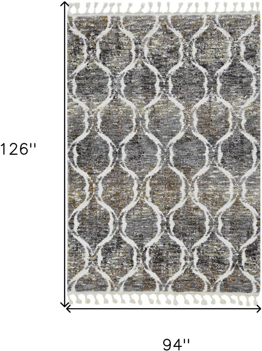 Gray Ogee Area Rug Photo 6