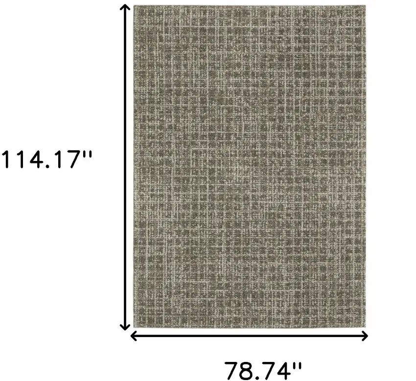 Grey Tan And Beige Geometric Power Loom Stain Resistant Area Rug Photo 10