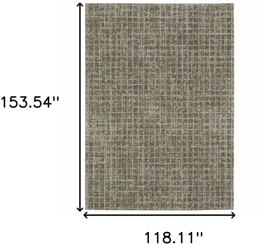 Grey Tan And Beige Geometric Power Loom Stain Resistant Area Rug Photo 10