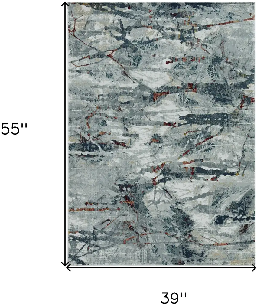Gray Area Rug Photo 3