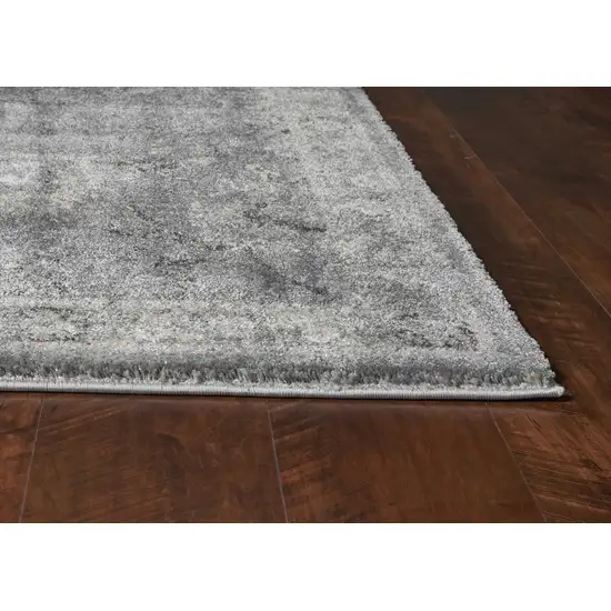Grey Vintage Area Rug Photo 5