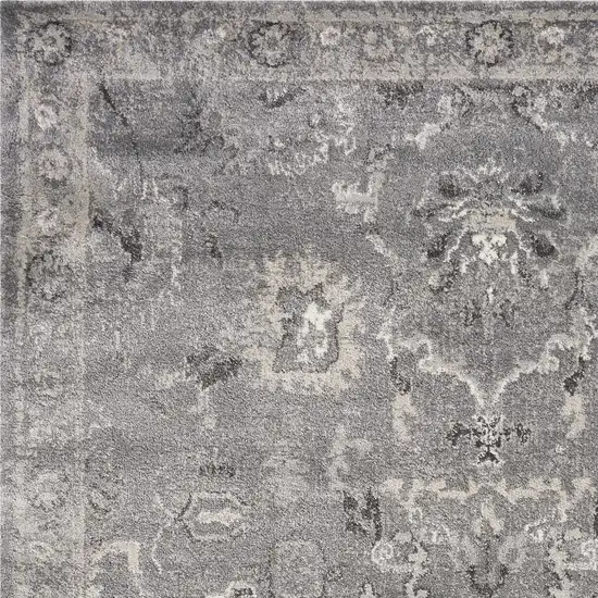 Grey Vintage Area Rug Photo 3