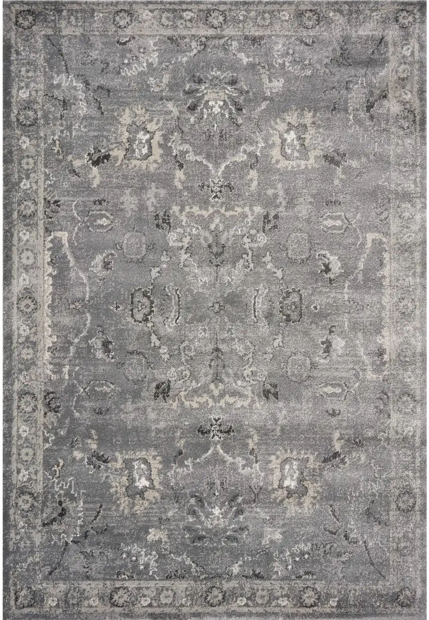 Grey Vintage Area Rug Photo 2