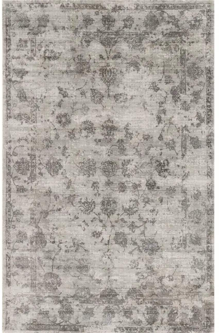 39 X 63 Grey Viscose Rug Photo 2