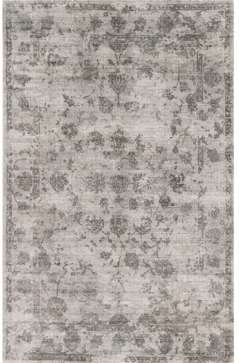 Grey Viscose Rug Photo 3