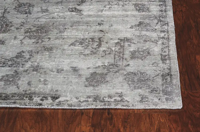 39 X 63 Grey Viscose Rug Photo 5