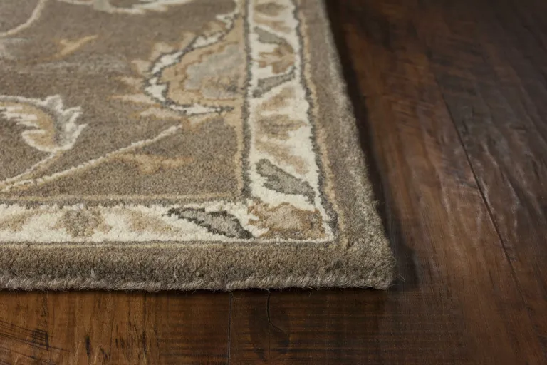 Grey Viscose Rug Photo 2