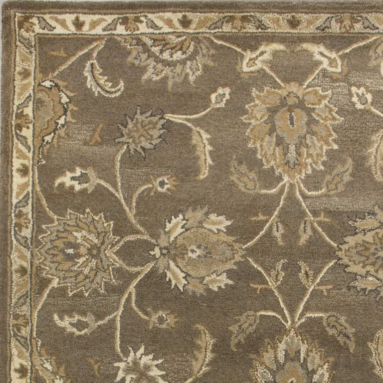 Grey Viscose Rug Photo 5