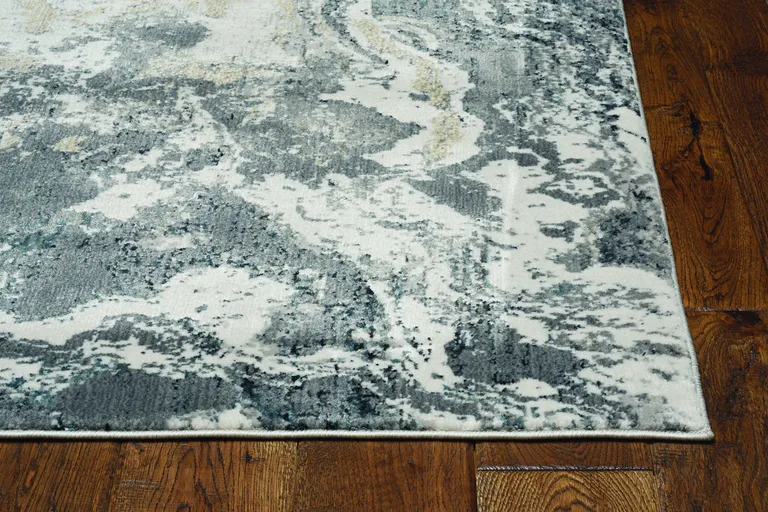 Grey Viscose Rug Photo 1