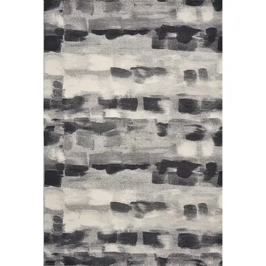 Grey Watercolor Palette Area Rug Photo 2
