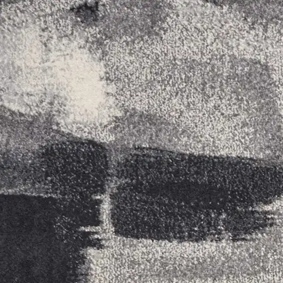Grey Watercolor Palette Area Rug Photo 7