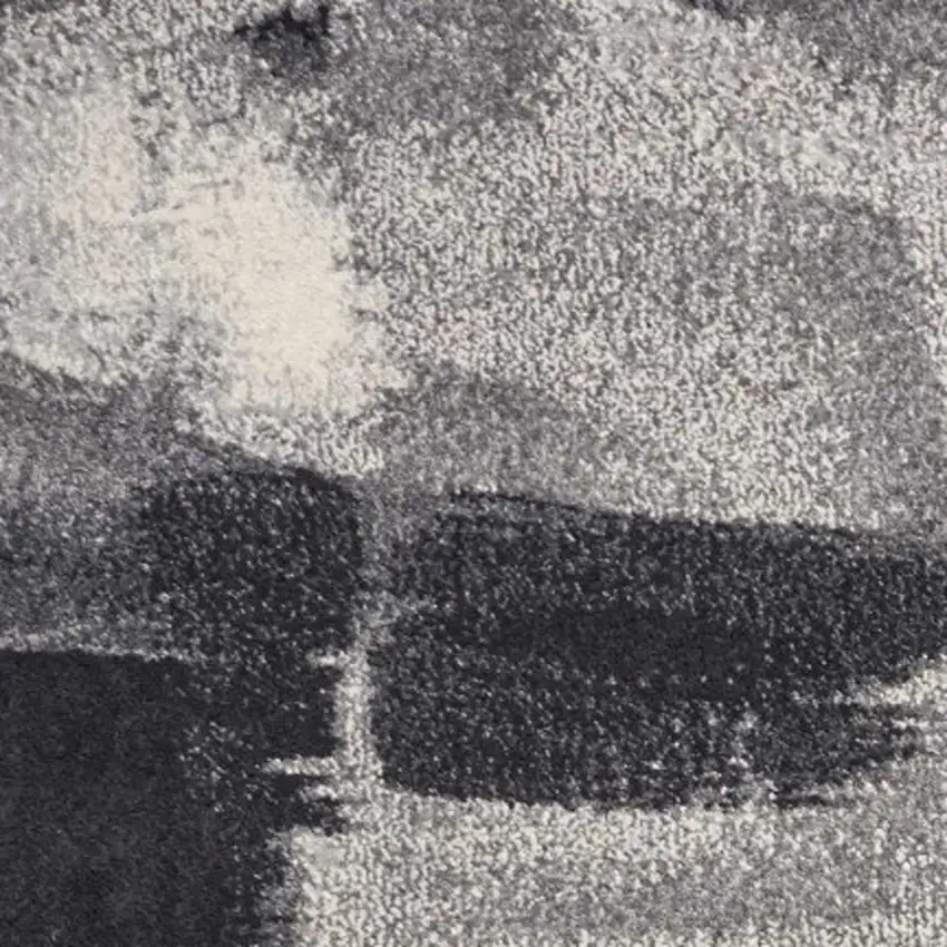 Grey Watercolor Palette Area Rug Photo 7