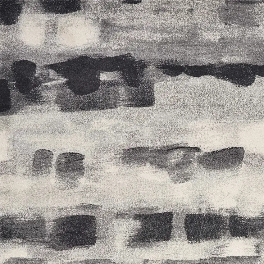 Grey Watercolor Palette Area Rug Photo 3