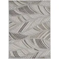 Photo of Grey and Beige Waves Accent Rug