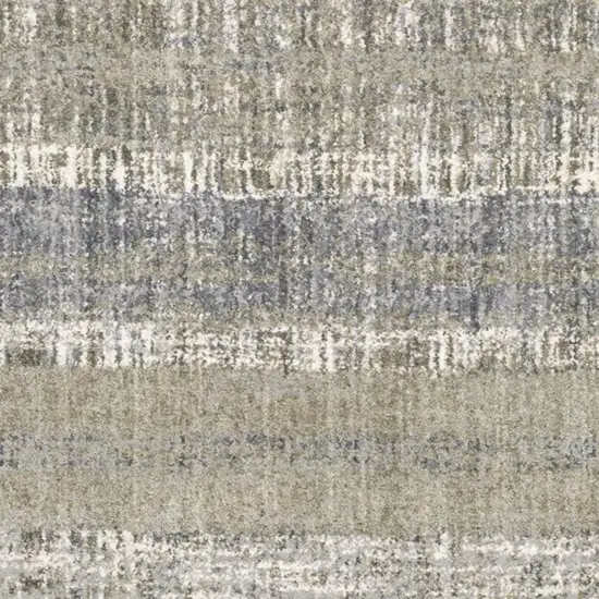 Grey And Ivory Abstract Lines Area Rug Photo 3