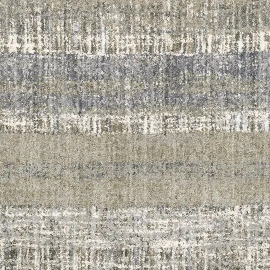 Grey And Ivory Abstract Lines Area Rug Photo 5