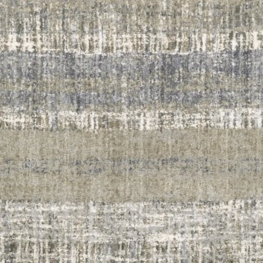 Grey And Ivory Abstract Lines Area Rug Photo 5