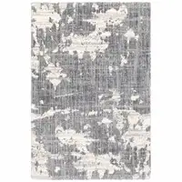 Photo of Grey and Ivory Grey Matter Area Rug