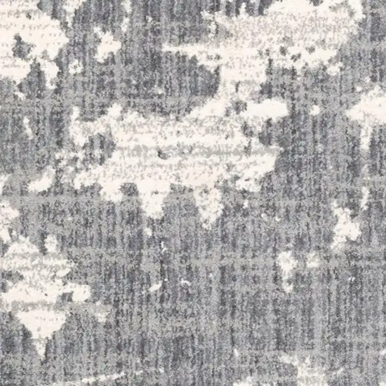 Grey And Ivory Grey Matter Area Rug Photo 4